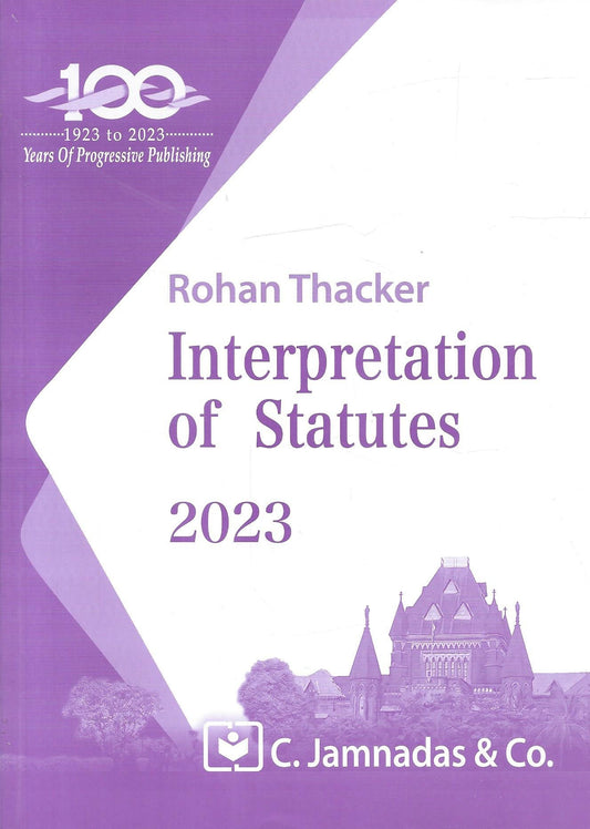 Interpretation of Statutes - Jhabvala Series