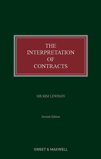 The Interpretation Of Contracts