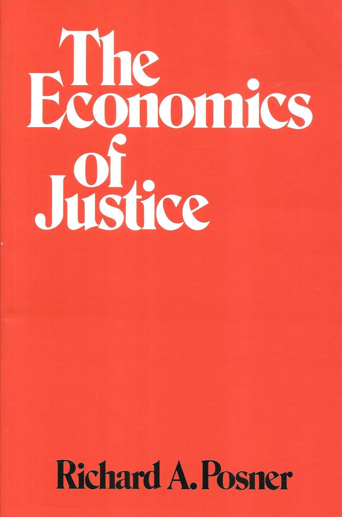 The Economic of Justice