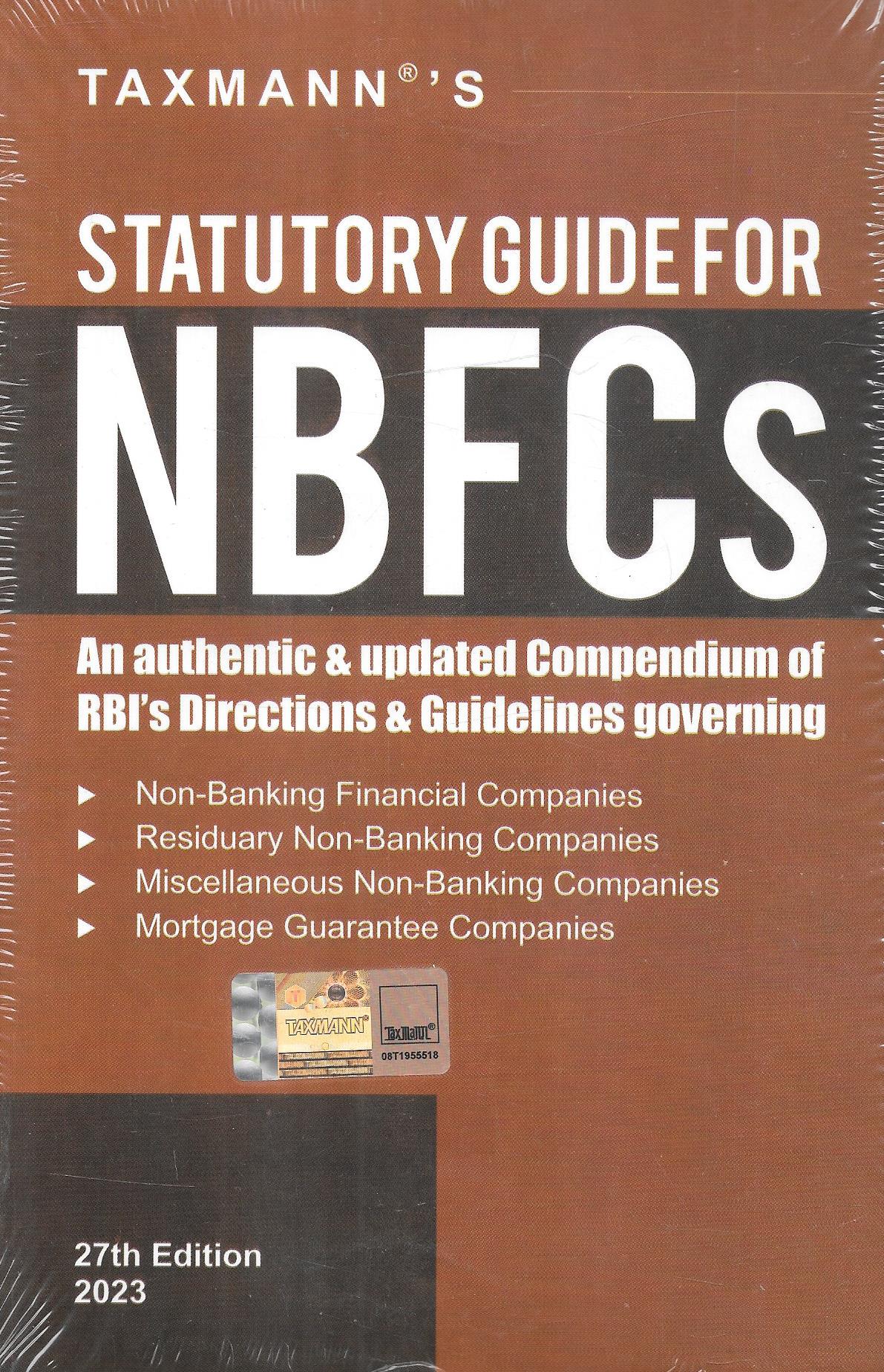 Statutory Guide for NBFCs