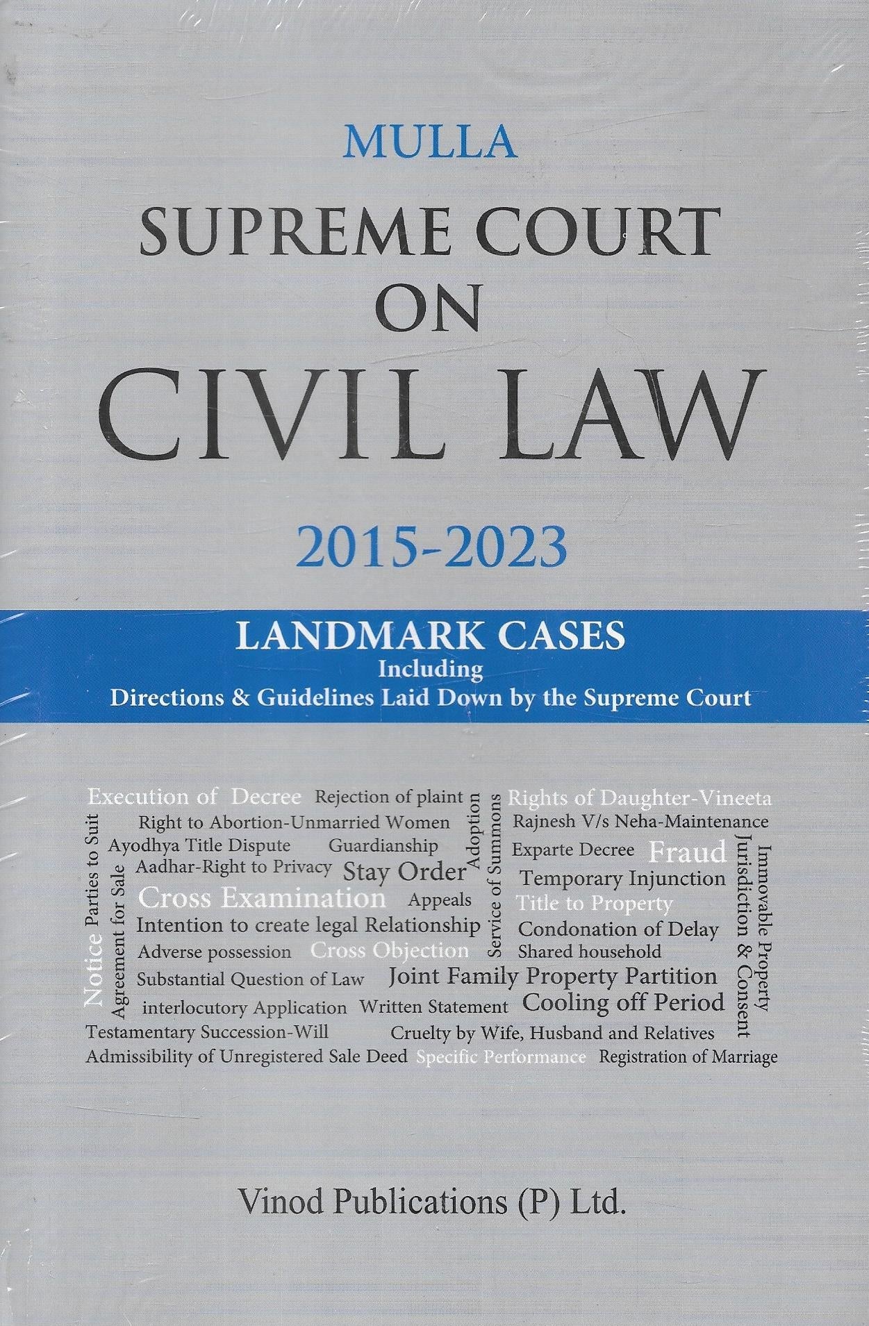 Supreme Court On Civil Law 2015-2023