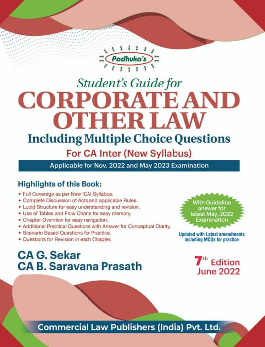 Students’ Guide For Corporate And Other Law