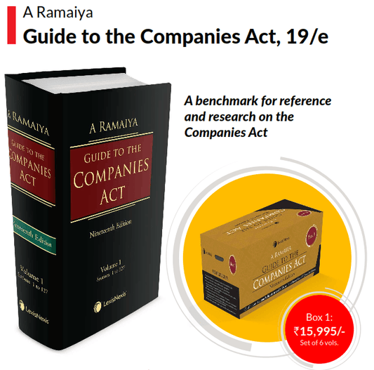 A. Ramaiya Guide to Companies Act in 6 parts.