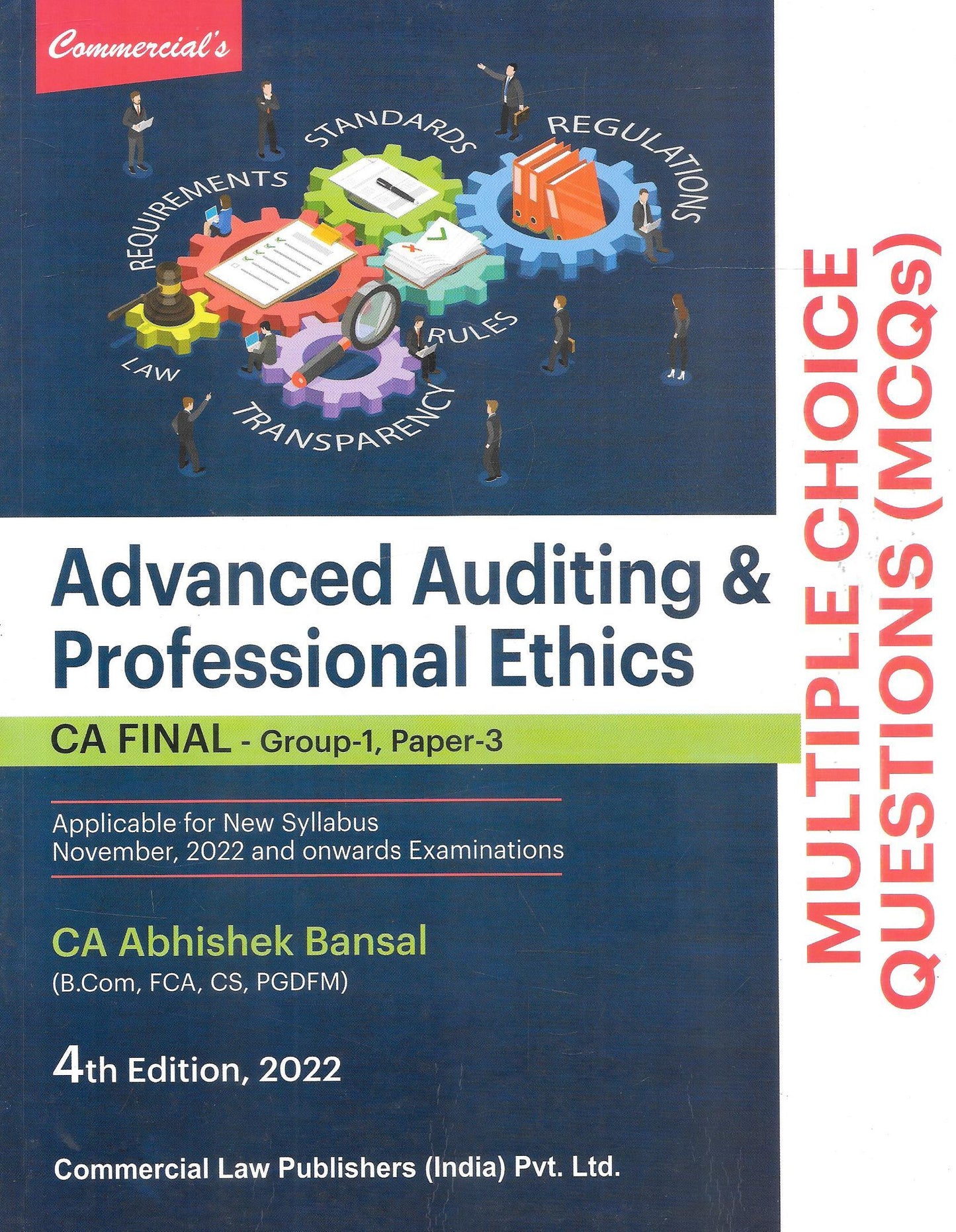 Advanced Auditing & Professional Ethics - MCQ - CA Final - Group-1, Paper-3