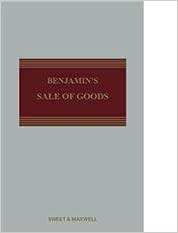 Benjamin's Sale of Goods