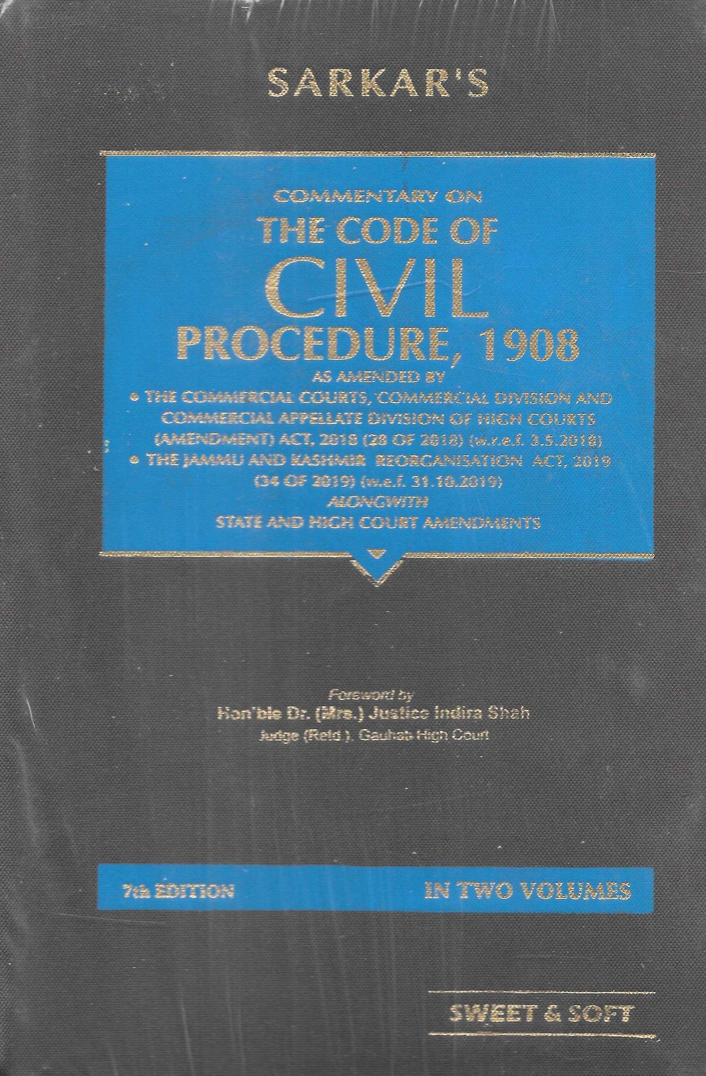 Commentary on The Code of Civil Procedure, 1908 in 2 vols