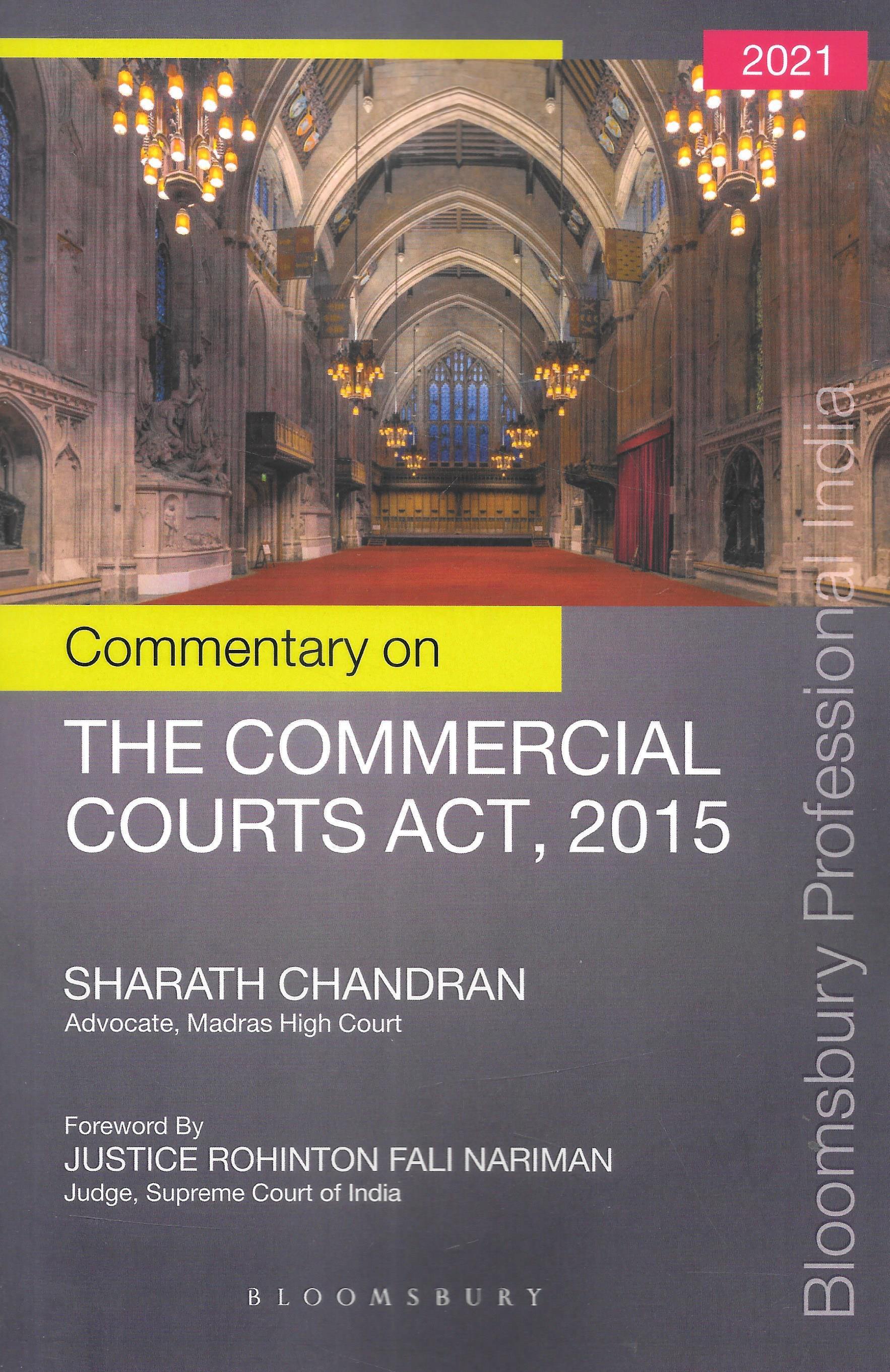 Commentary on THE COMMERCIAL COURTS ACT, 2015 - M&J Services