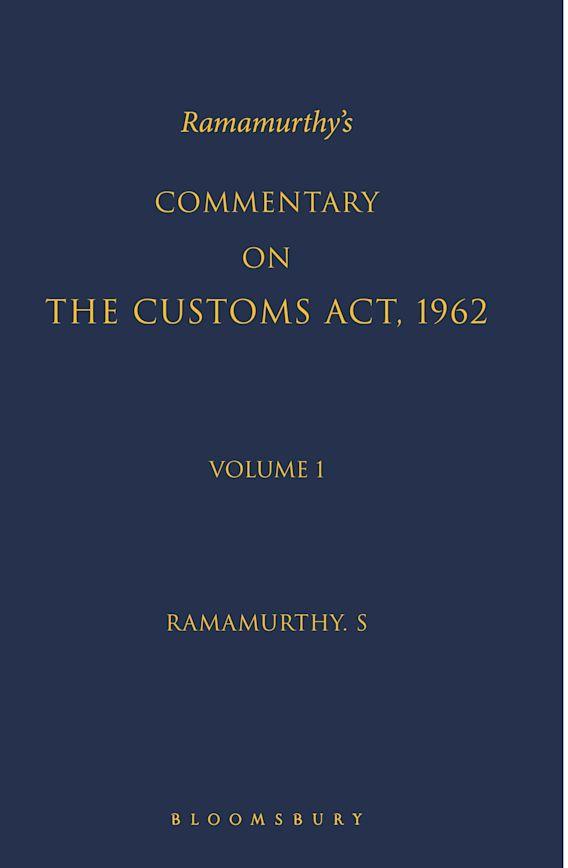 Commentary on the Customs Act, 1962, 3 vol. - M&J Services