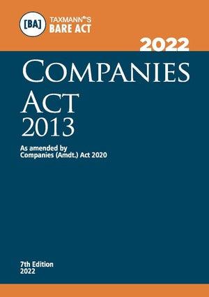 Companies Act 2013 | Pocket Edition - M&J Services