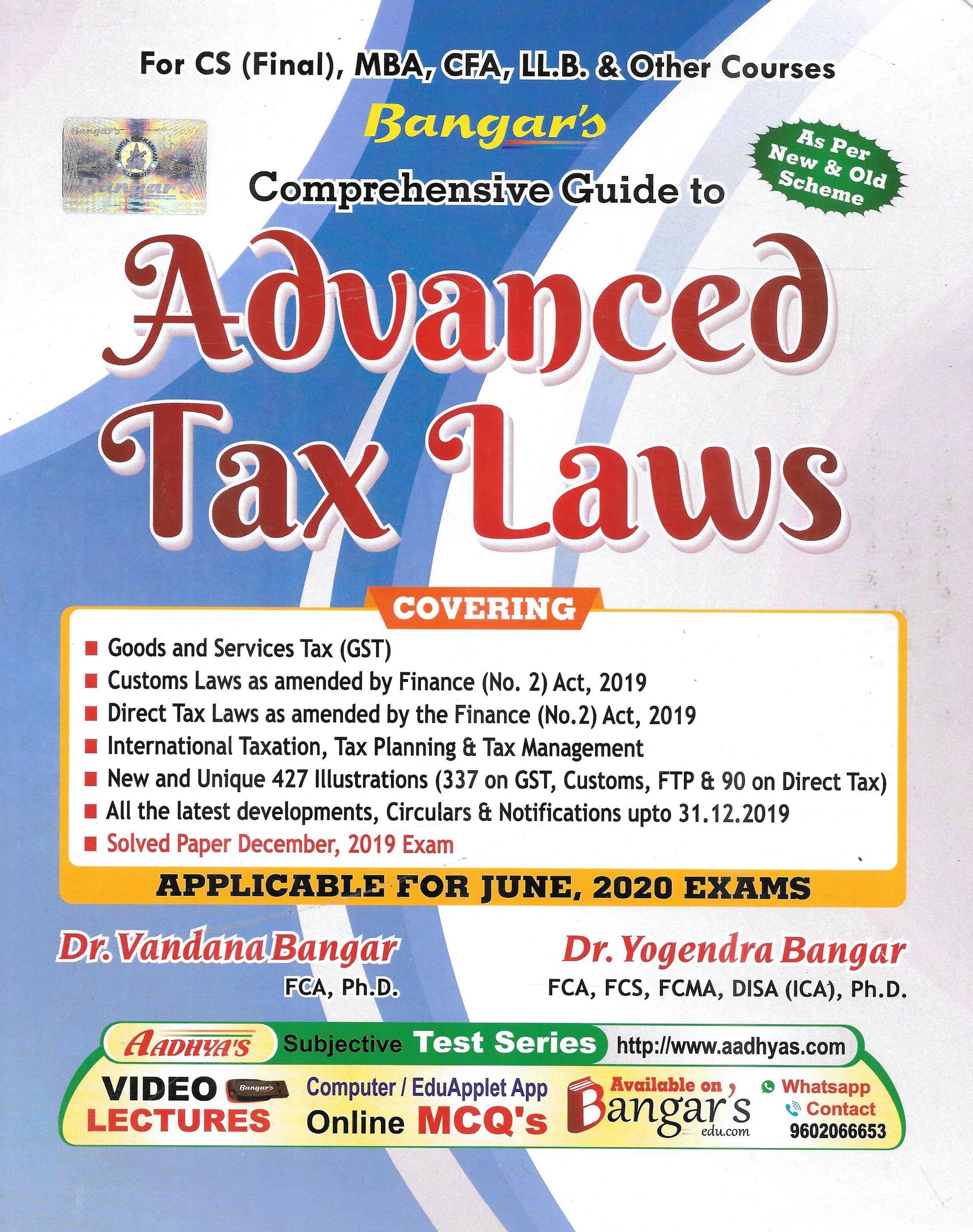 Comprehensive Guide to Advanced Tax Laws - CS Final - M&J Services