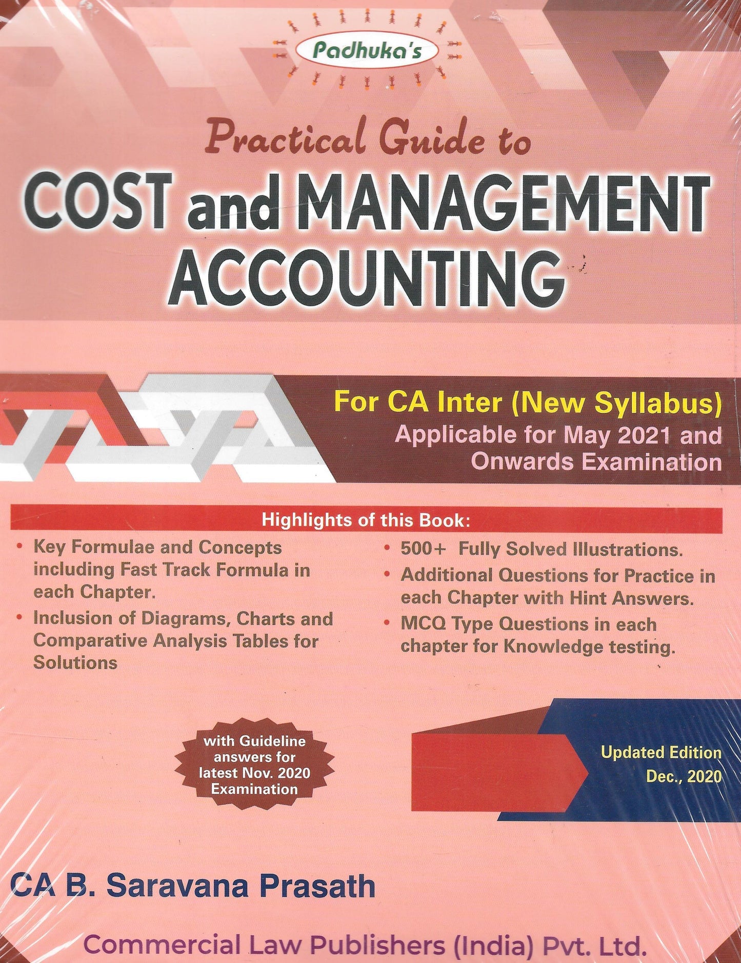 Cost And Management Accounting For CA Inter-New Syllabus - M&J Services
