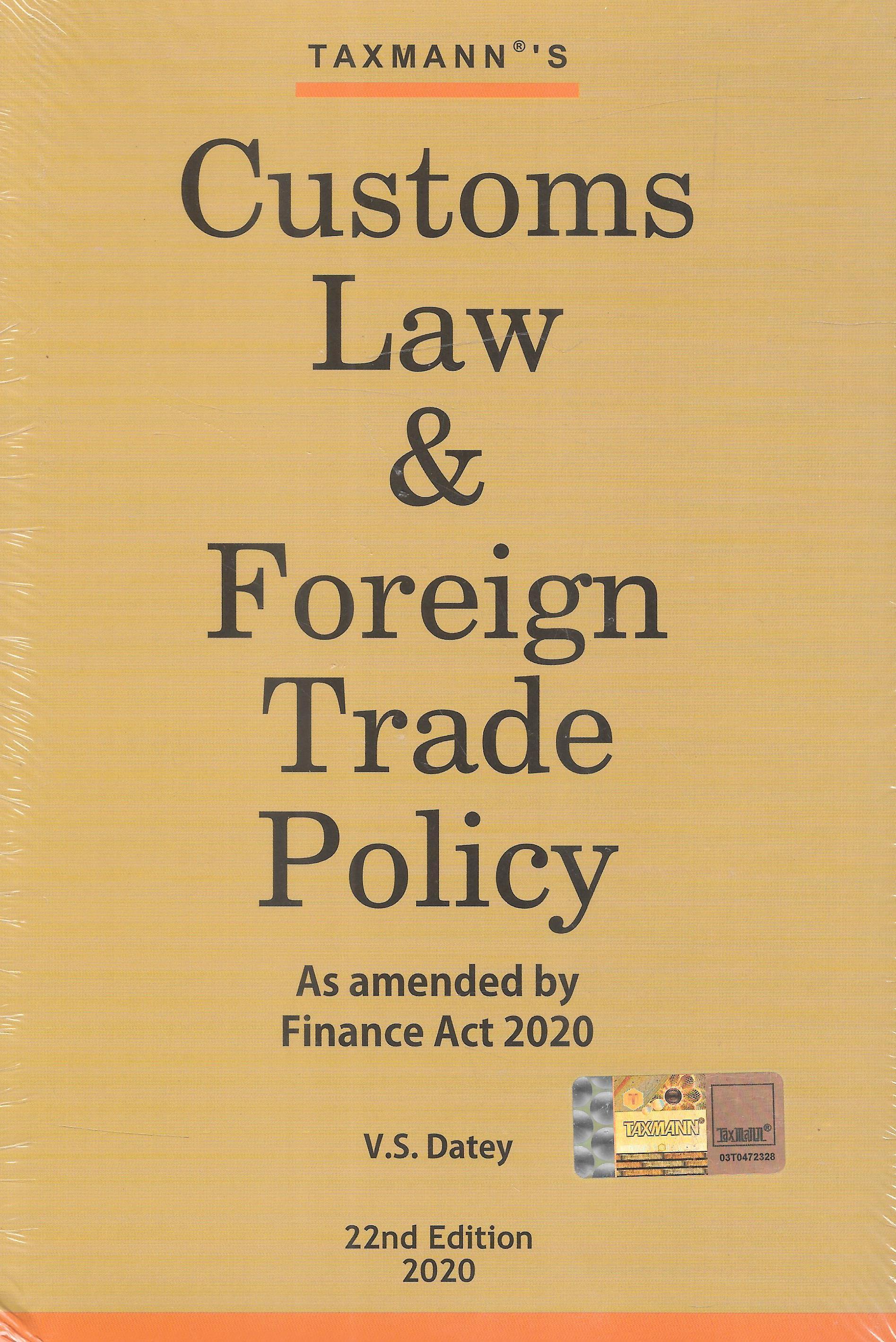 Customs Law and Foreign Trade Policy - M&J Services
