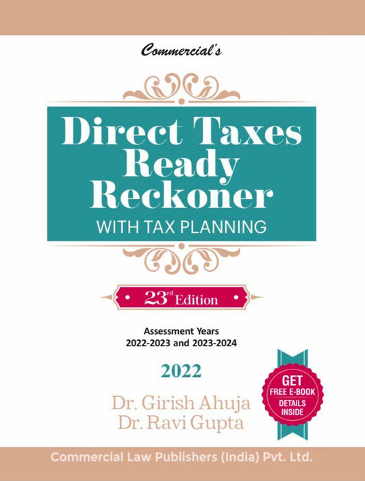 Direct Taxes Ready Reckoner with Tax Planning - 2022