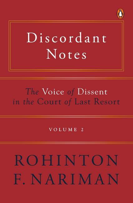 Discordant Notes, Volume 2 - The Voice of Dissent in the Last Court of Last Resort