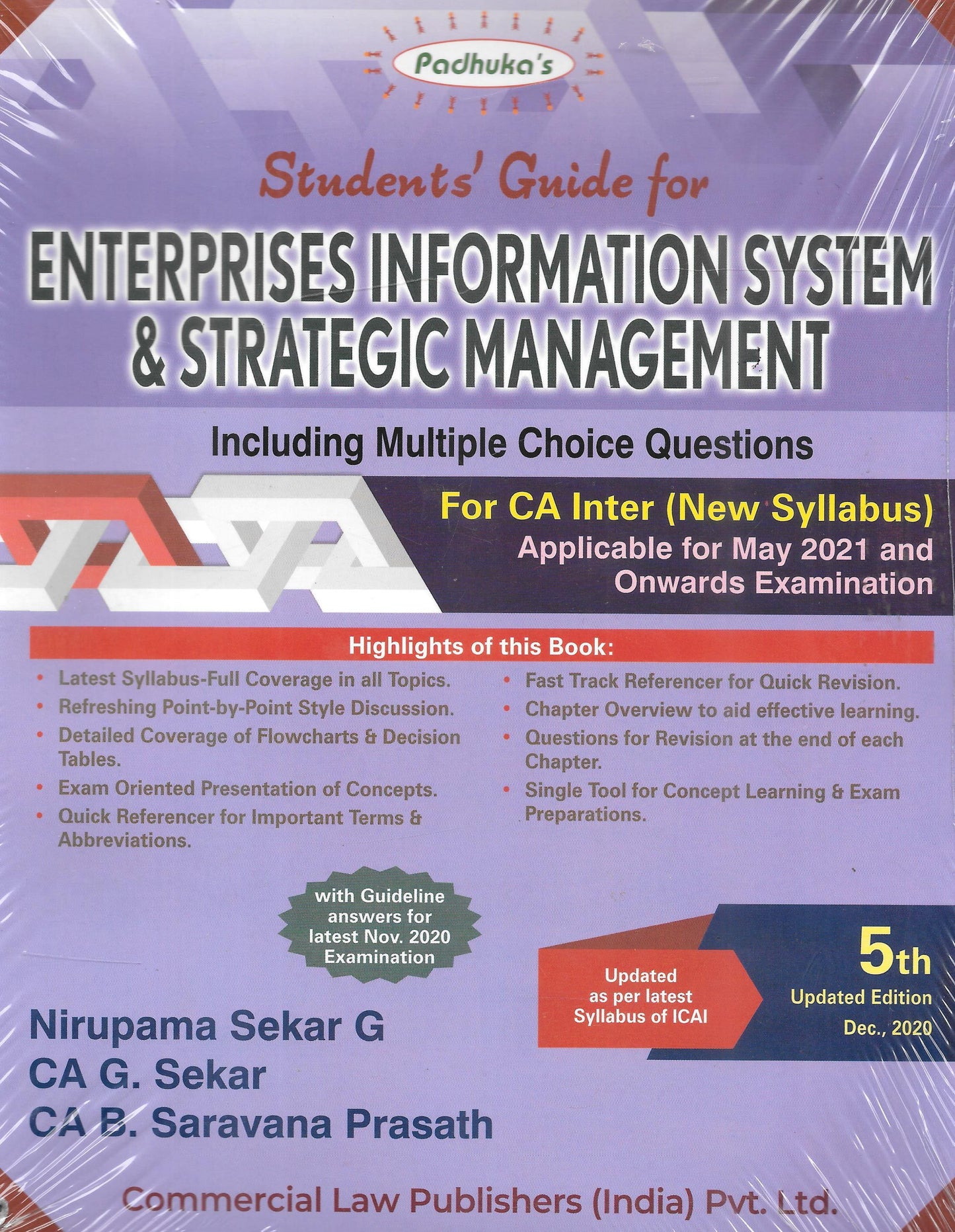 Enterprises Information System & Strategic Management Including Multiple Choice Questions For Ca Inter- New Syllabus