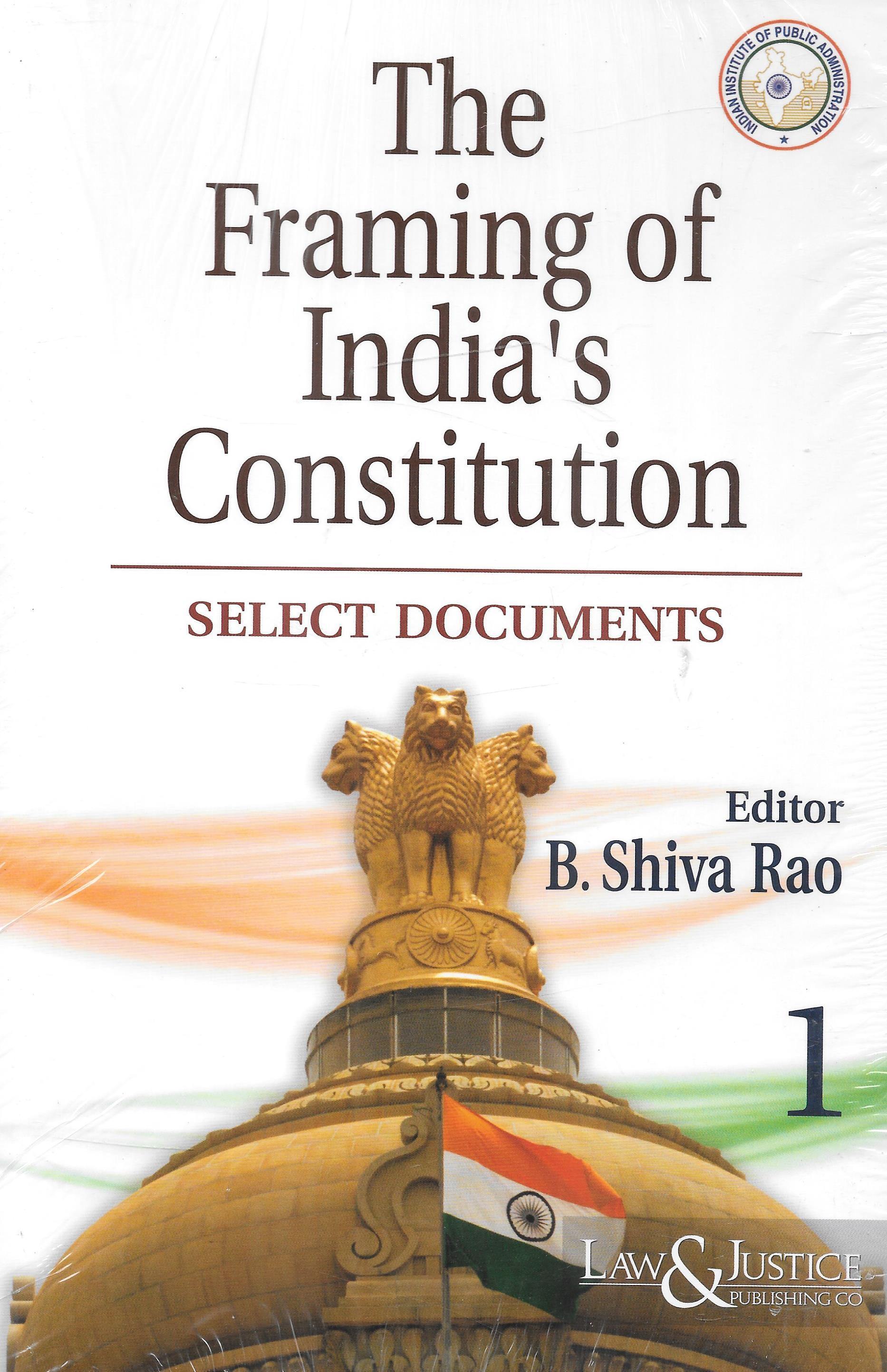 Framing Of India's Constitution In 6 Volumes - M&J Services