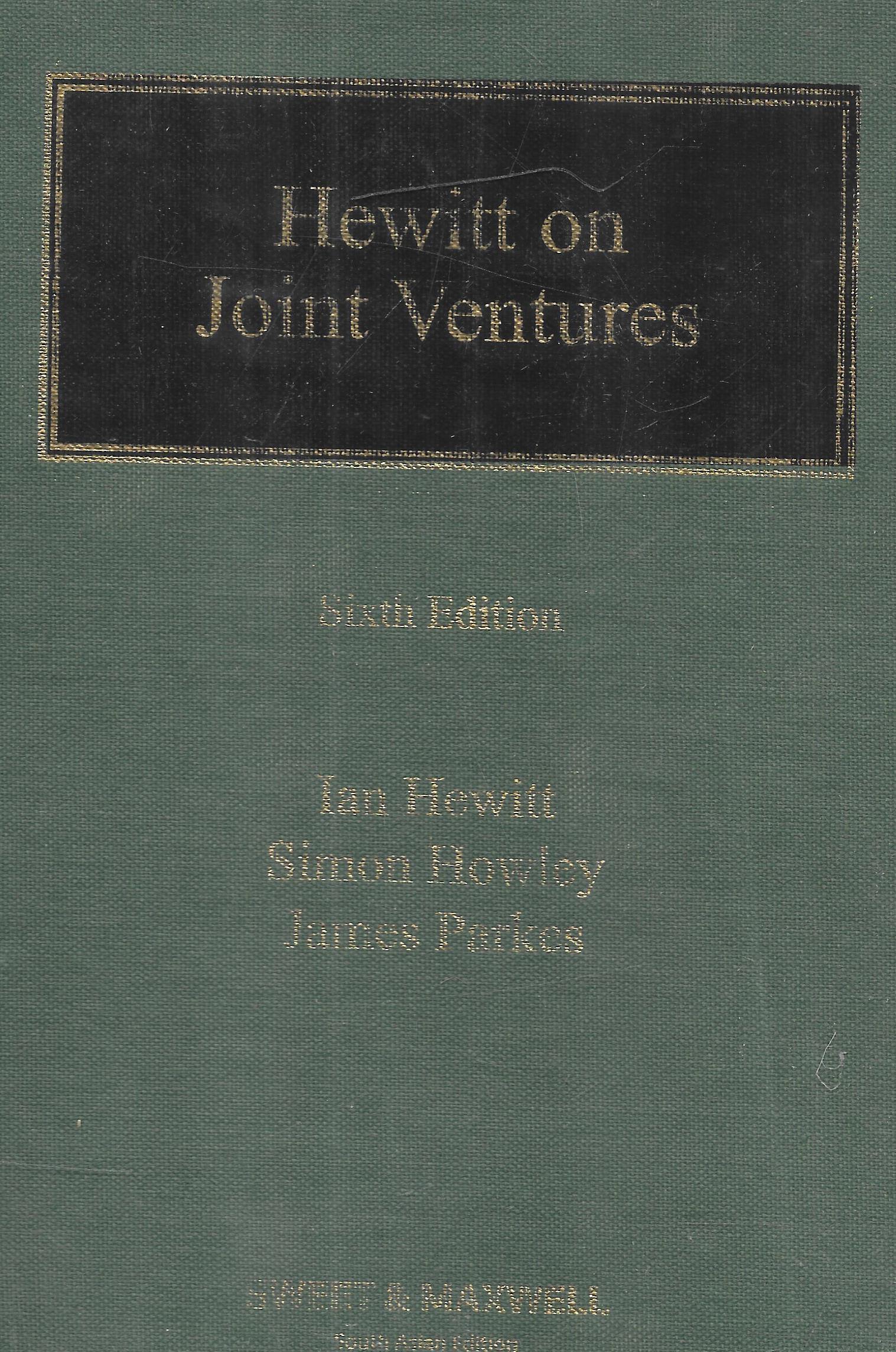 Hewitt on Joint Ventures - M&J Services