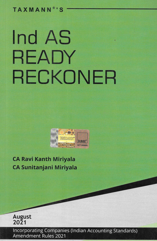 Ind AS Ready Reckoner - M&J Services