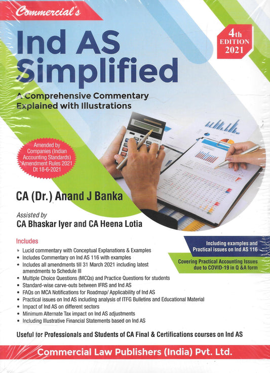 Ind AS Simplified - A Comprehensive Commentary Explained with Illustrations - M&J Services