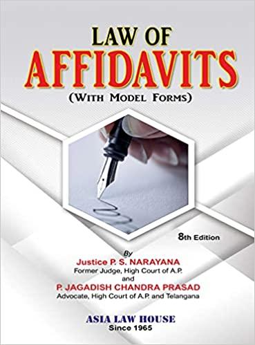 Law of Affidavits (With Model Forms)