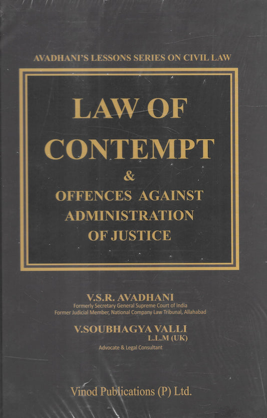 Law of Contempt & Offences against Administration of Justice