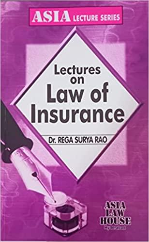 Lectures On Law Of Insurance
