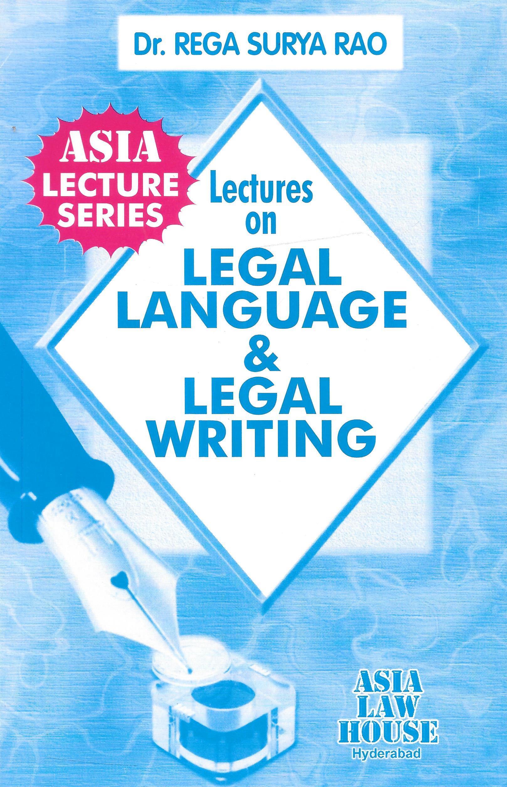 Lectures On Legal Language & Legal Writing - M&J Services