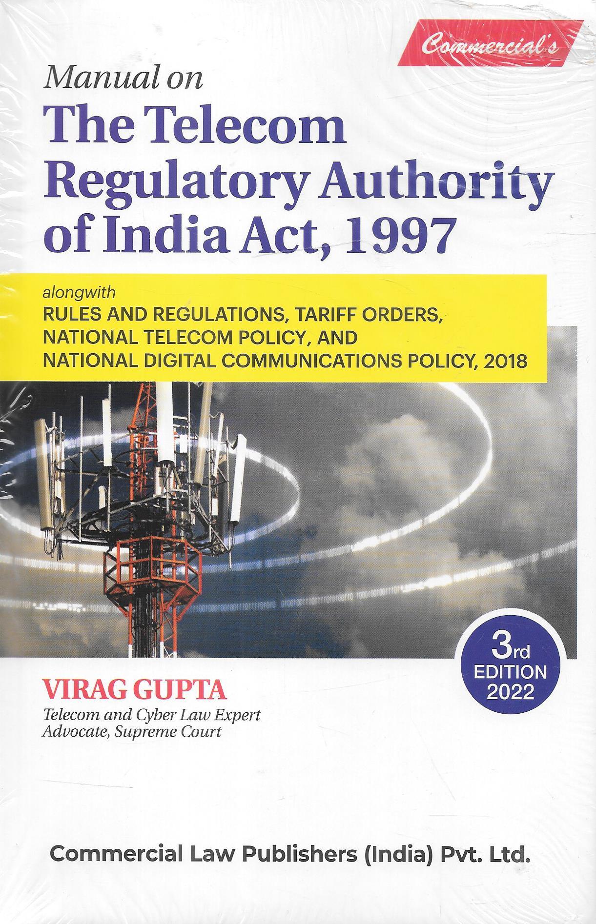Manual On The Telecom Regulatory Authority Of India Act , 1997