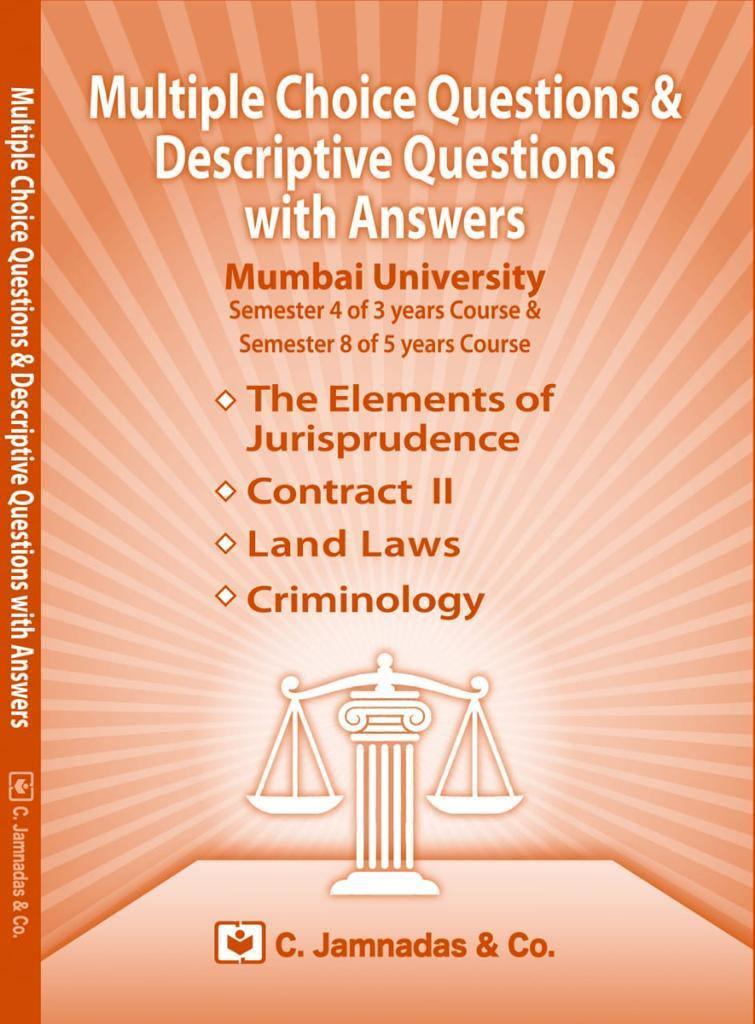 Multiple Choice Questions(MCQs) and Descriptive Questions (DQs) with Answers - Semester 4 of 3 years and Semester 8 of 5 years course (2022)
