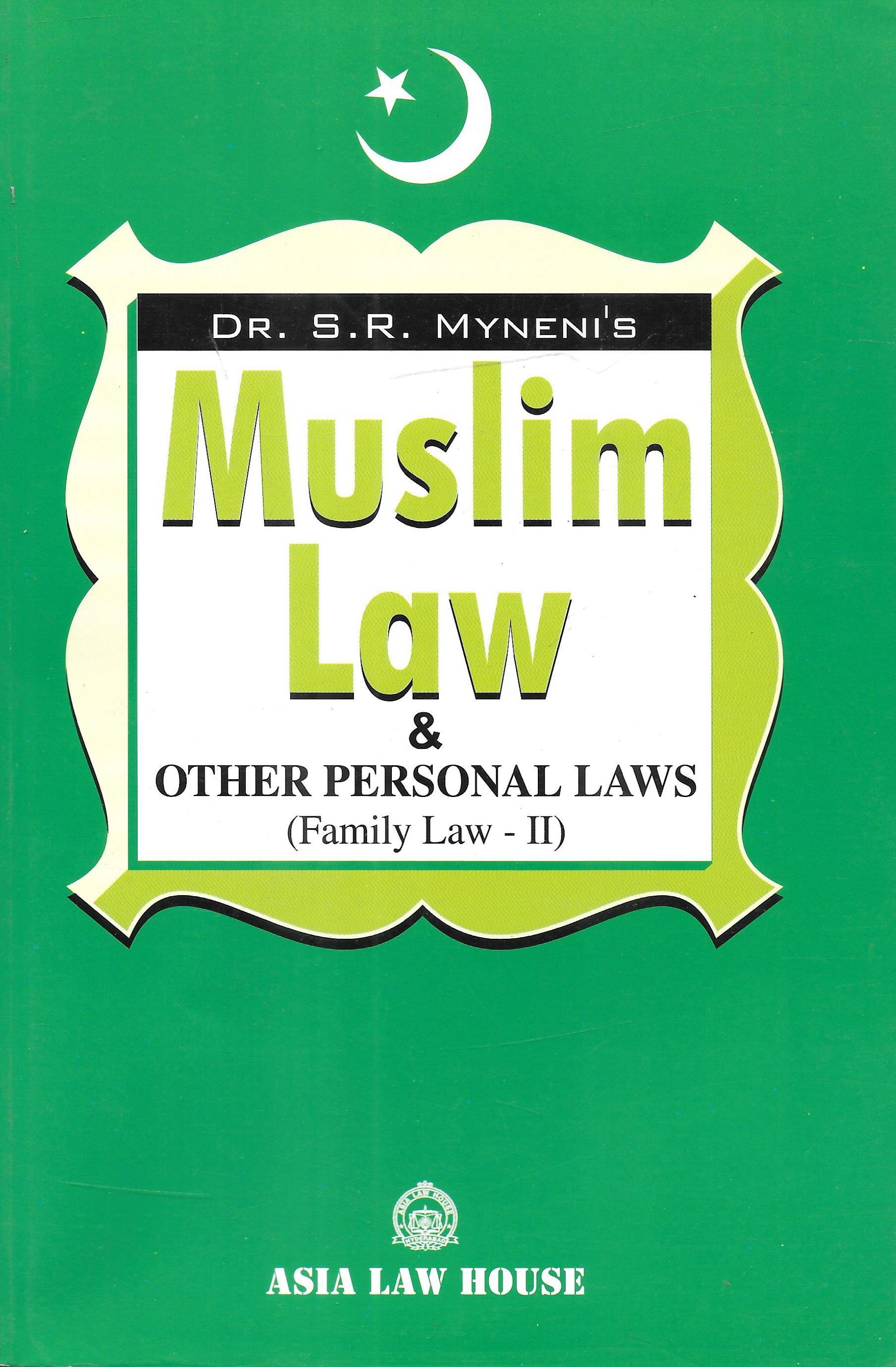 Muslim Law & Other Personal Law (Family Law-2) - M&J Services