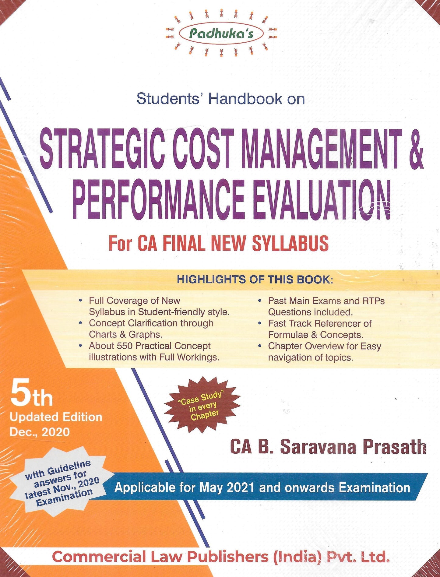 Strategic Cost Management & Performance Evaluation For CA Final New Syllabus - M&J Services