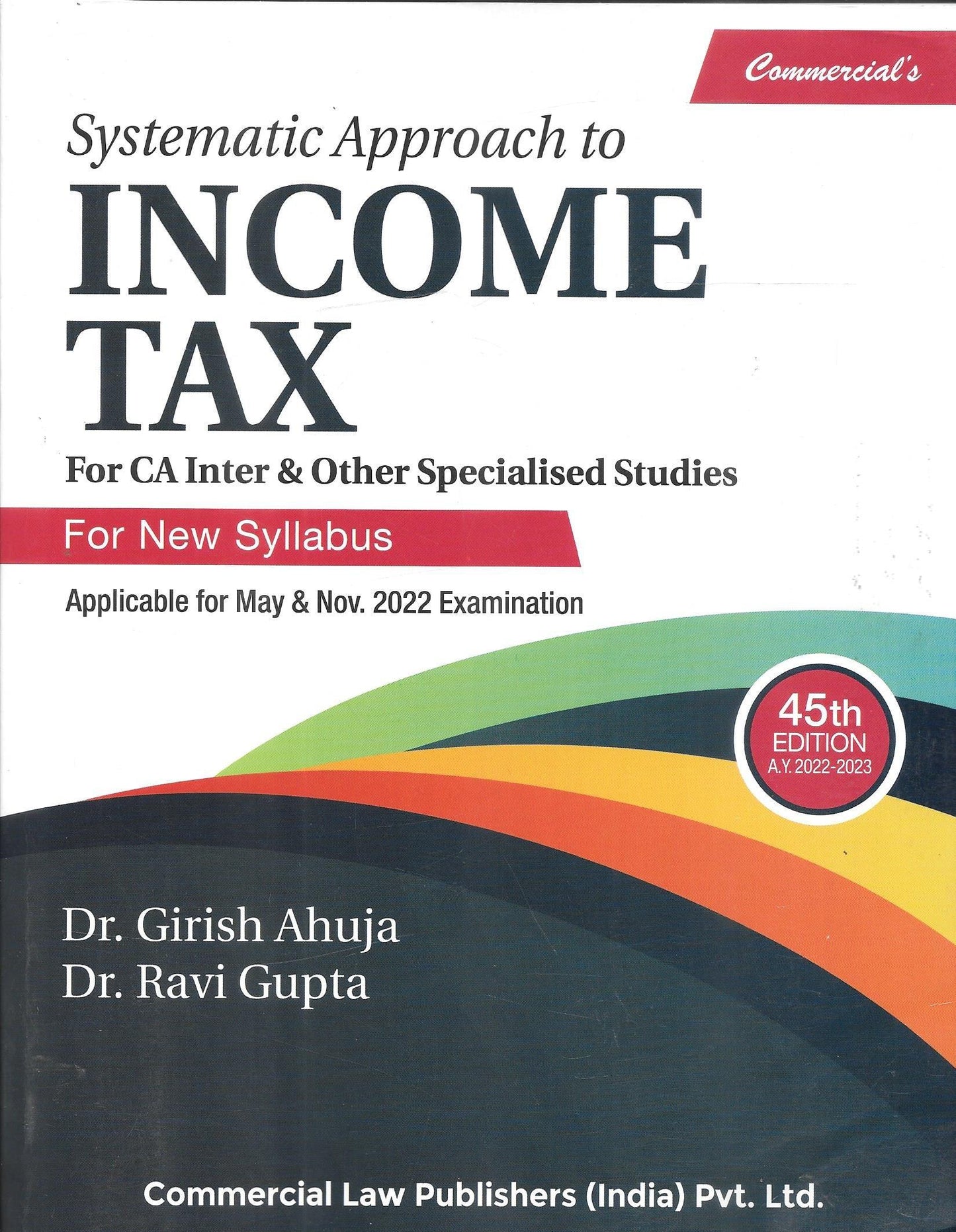 Systematic Approach to Income Tax for CA Inter and Other Specialised Studies - M&J Services