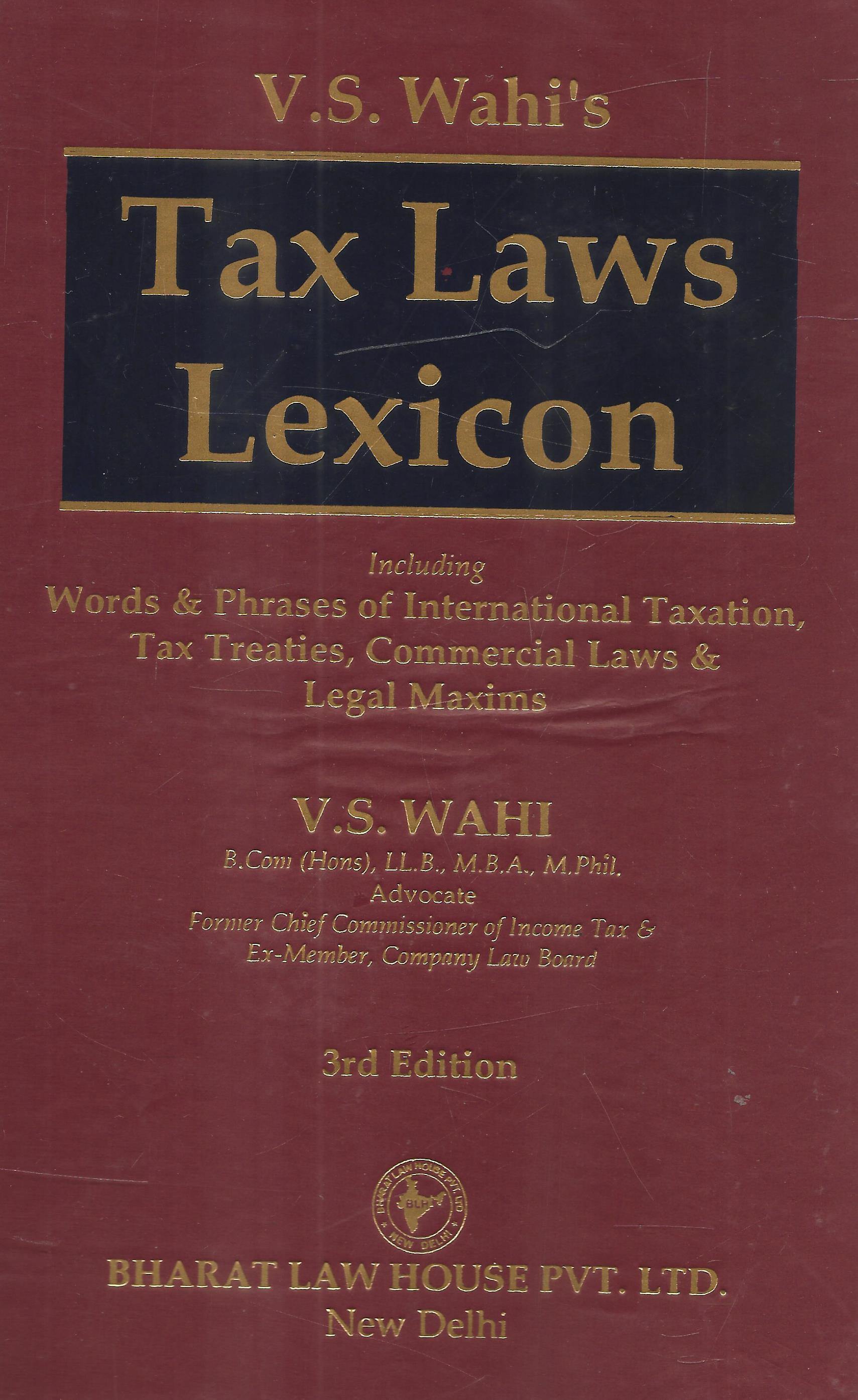 Tax Laws Lexicon - M&J Services