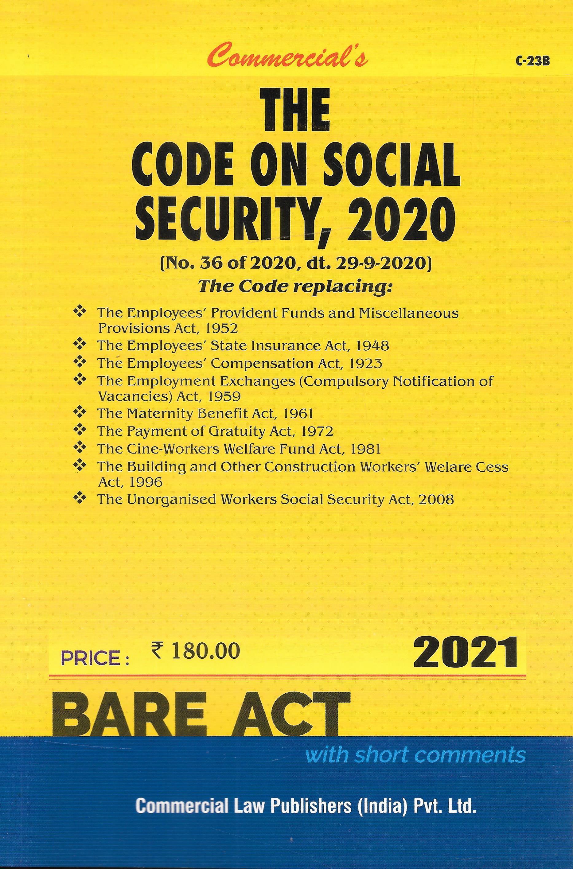 The Code On Social Security - M&J Services