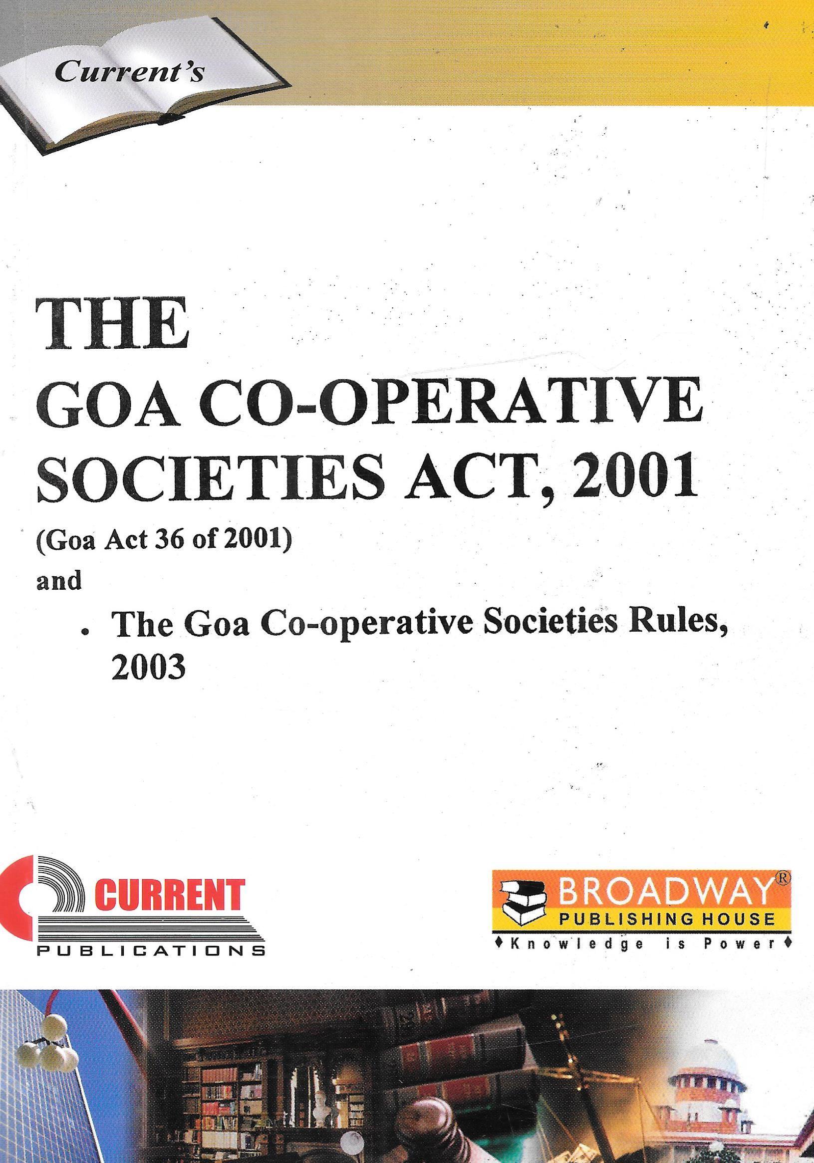 The Goa Co-operative Societies Act,2001 - M&J Services