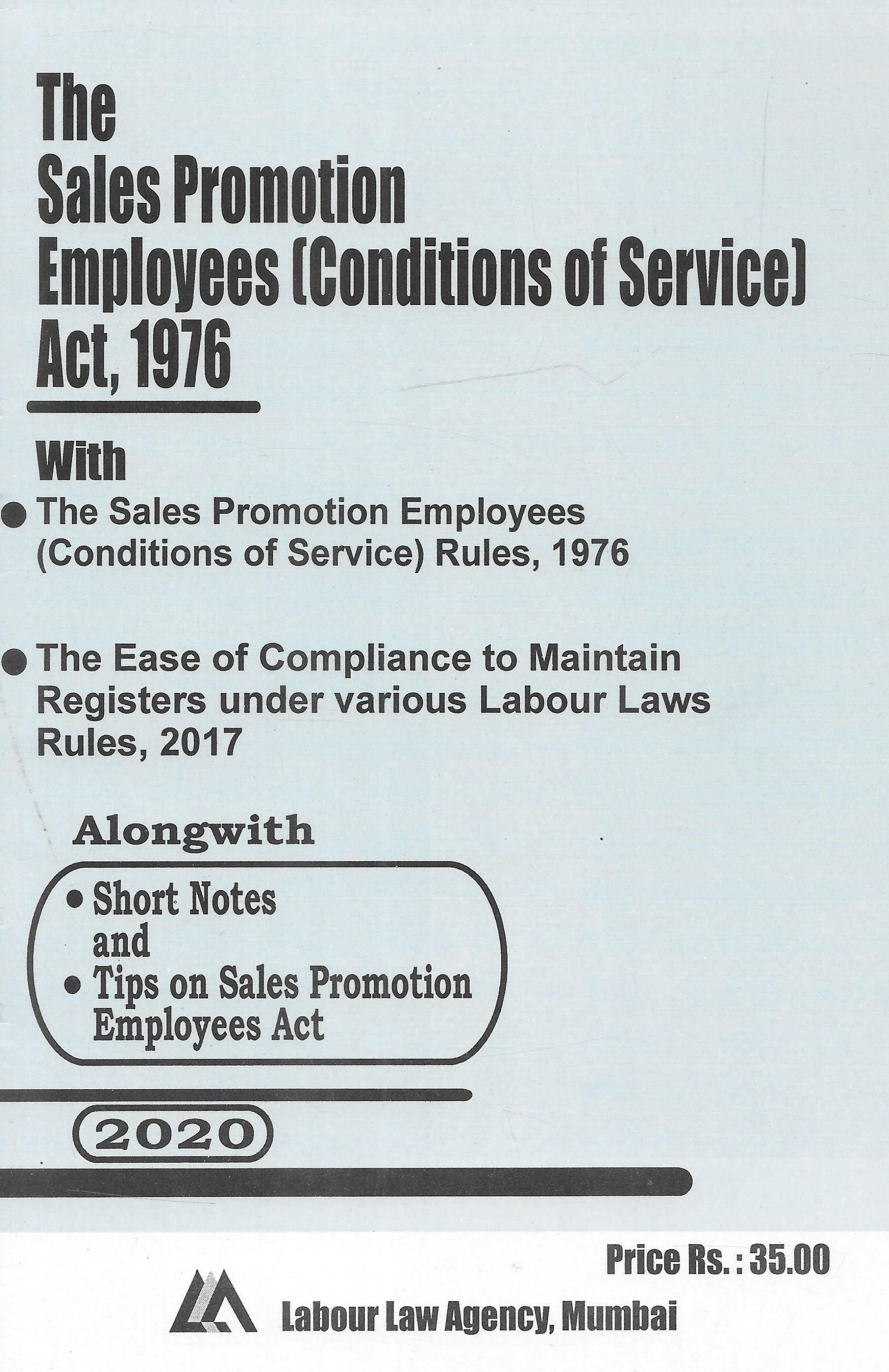 The Sales Promotion Employees Act, 1976