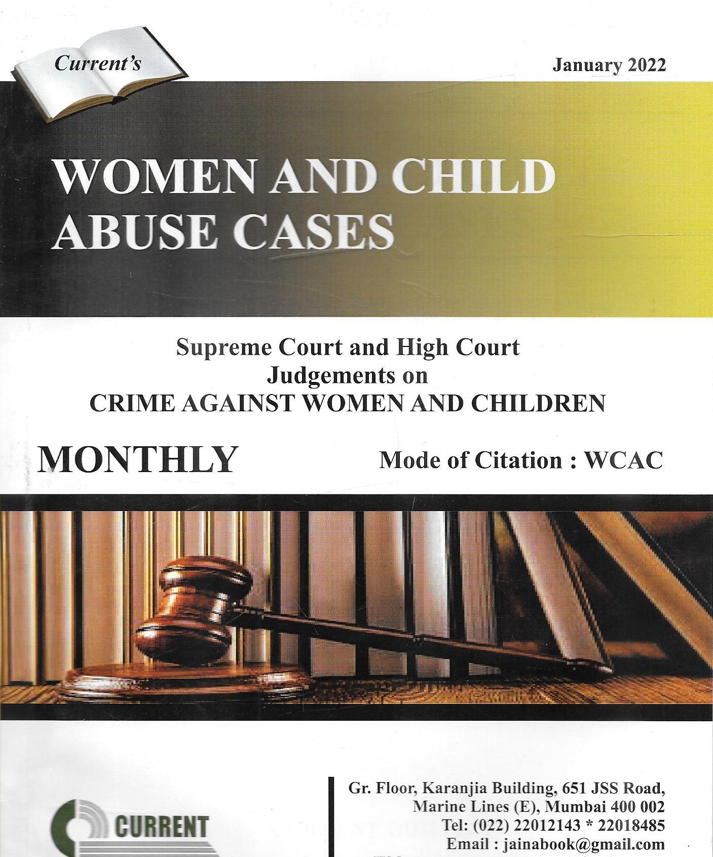 Women And Child Abuse Cases - Monthly